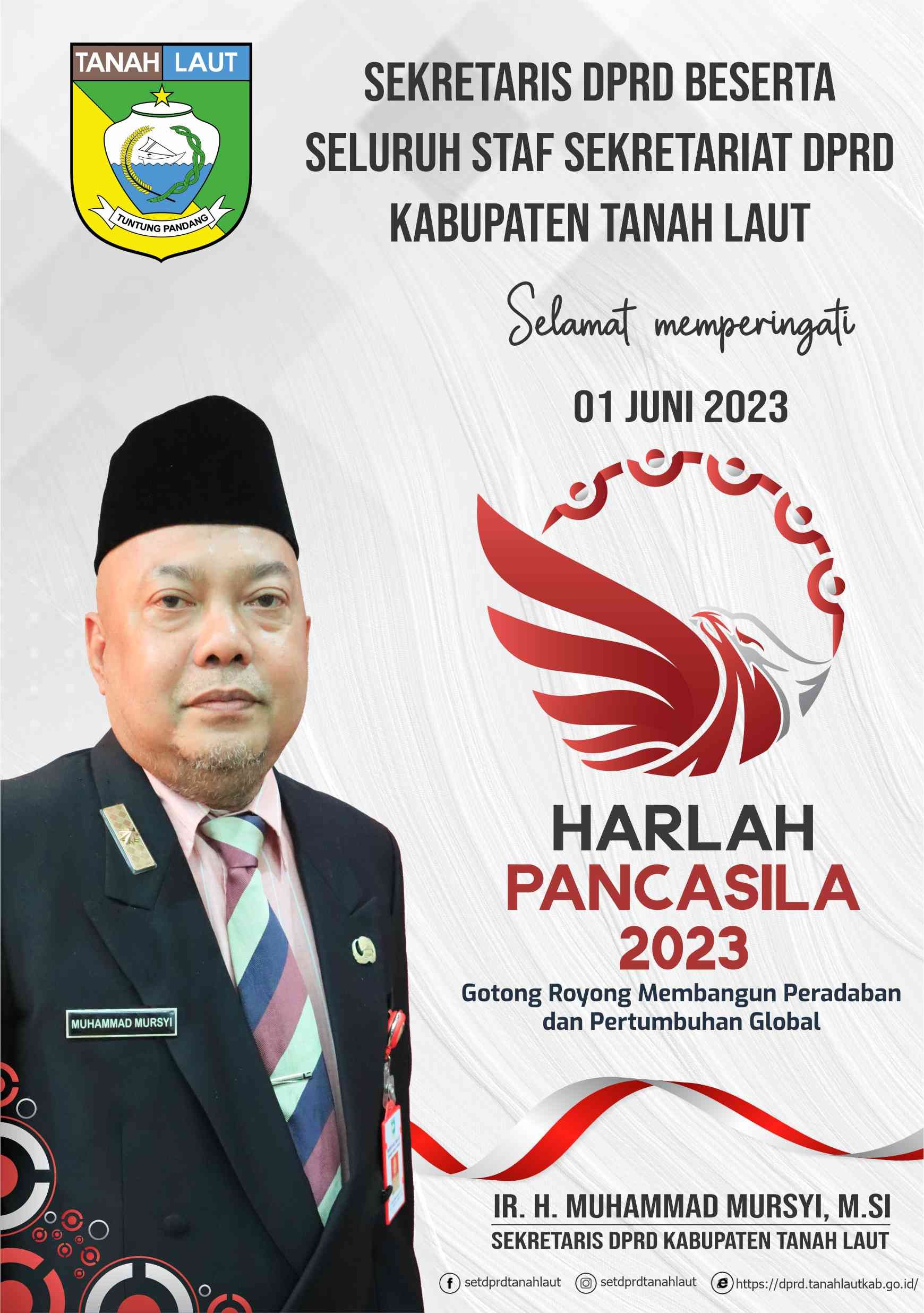 SELAMAT MEMPERINGATI HARI LAHIR PANCASILA 2023